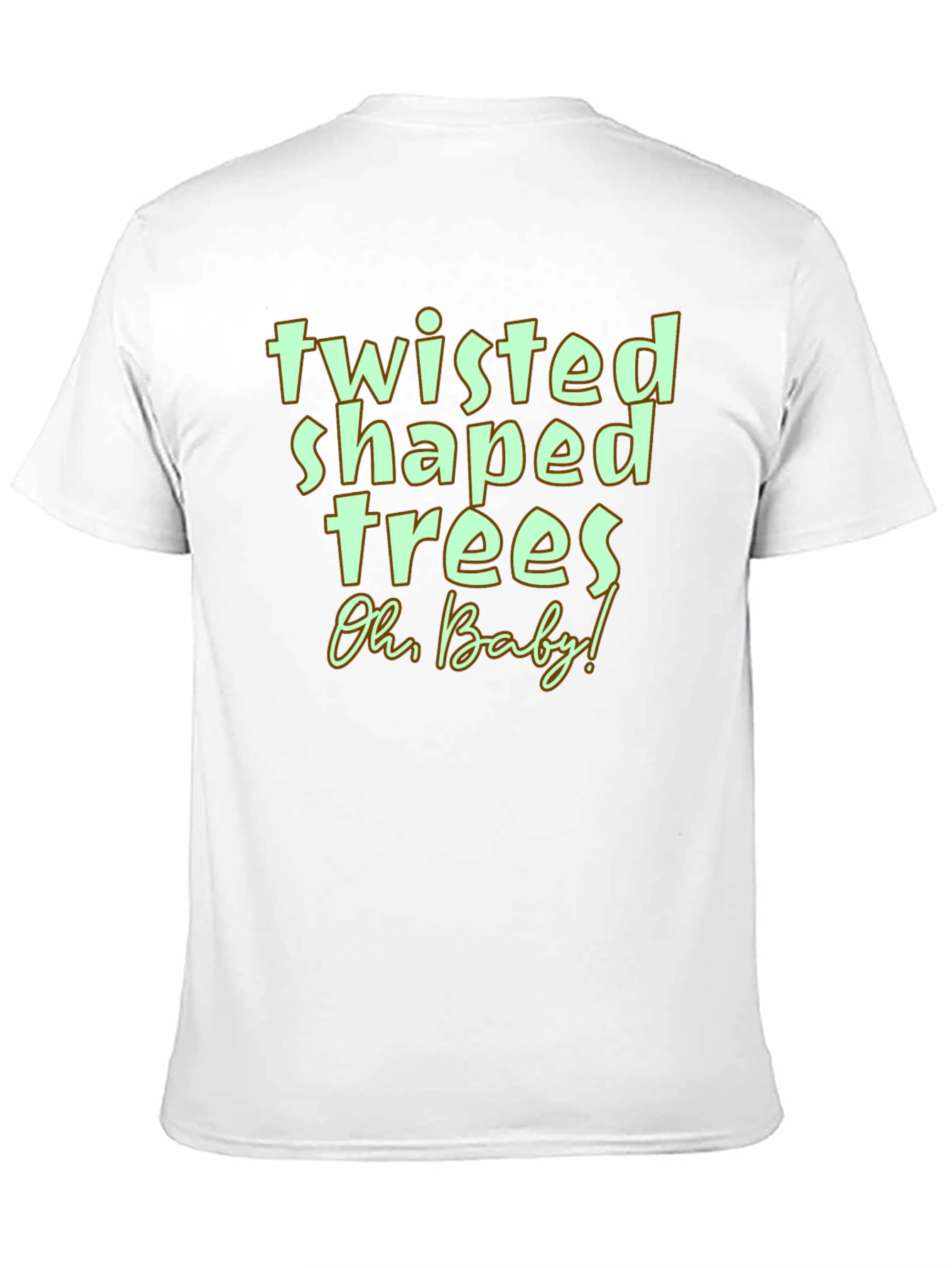 Twisted Shaped Trees Graphic Tee