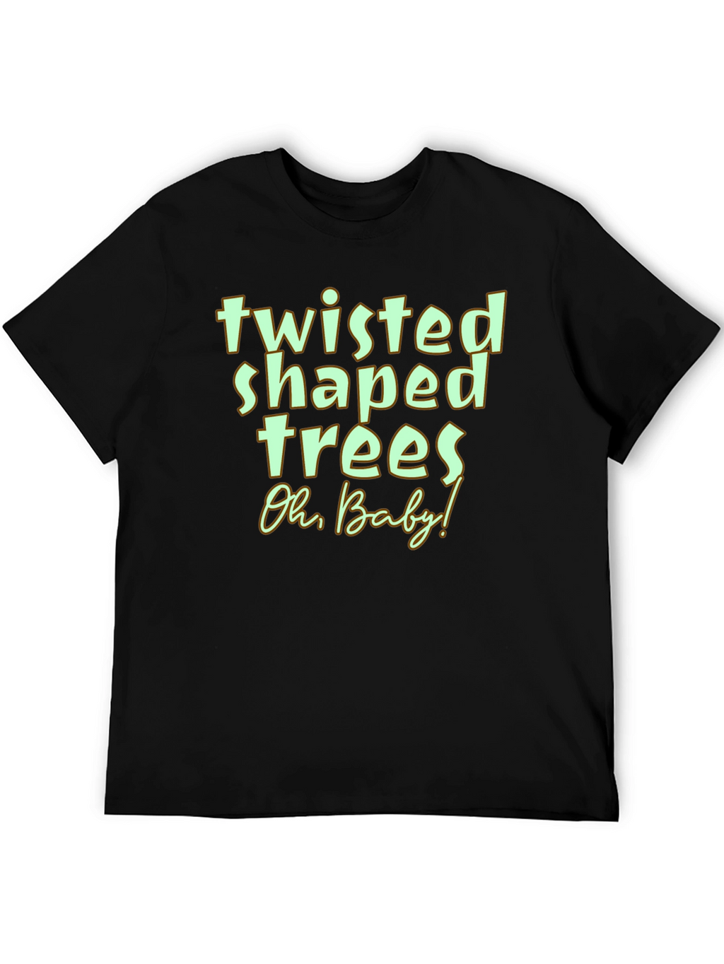 Twisted Shaped Trees Graphic Tee