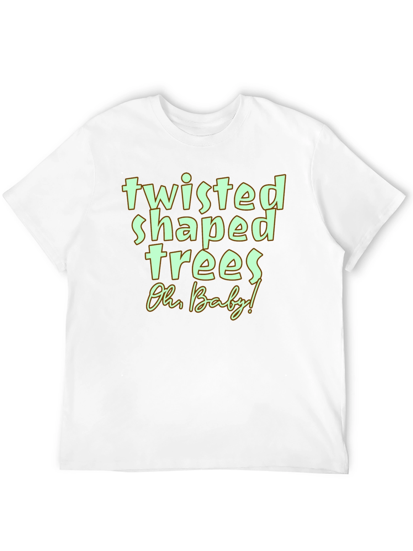 Twisted Shaped Trees Graphic Tee