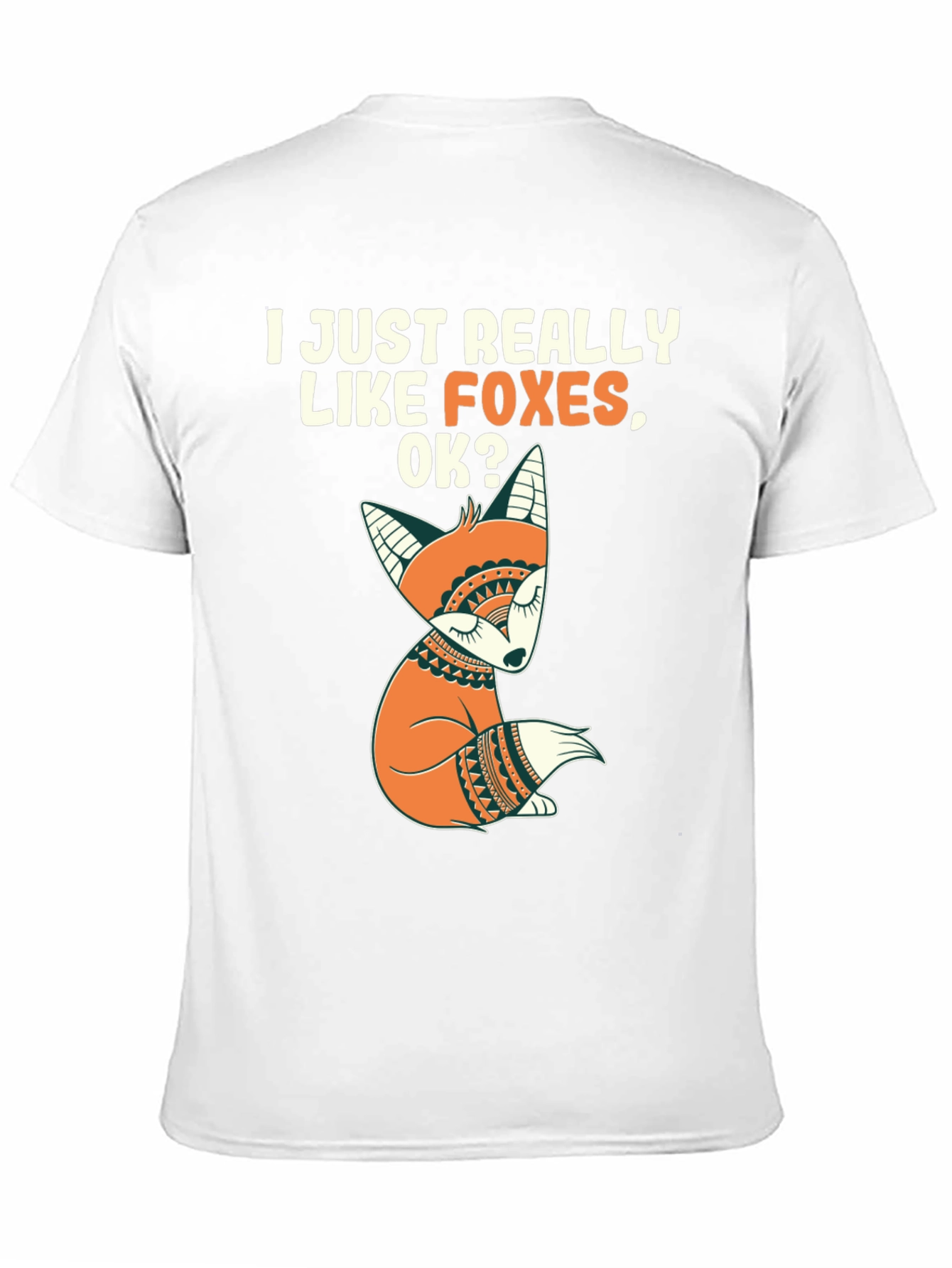 I Like Foxes T-Shirt - Cute Fox Graphic Tee