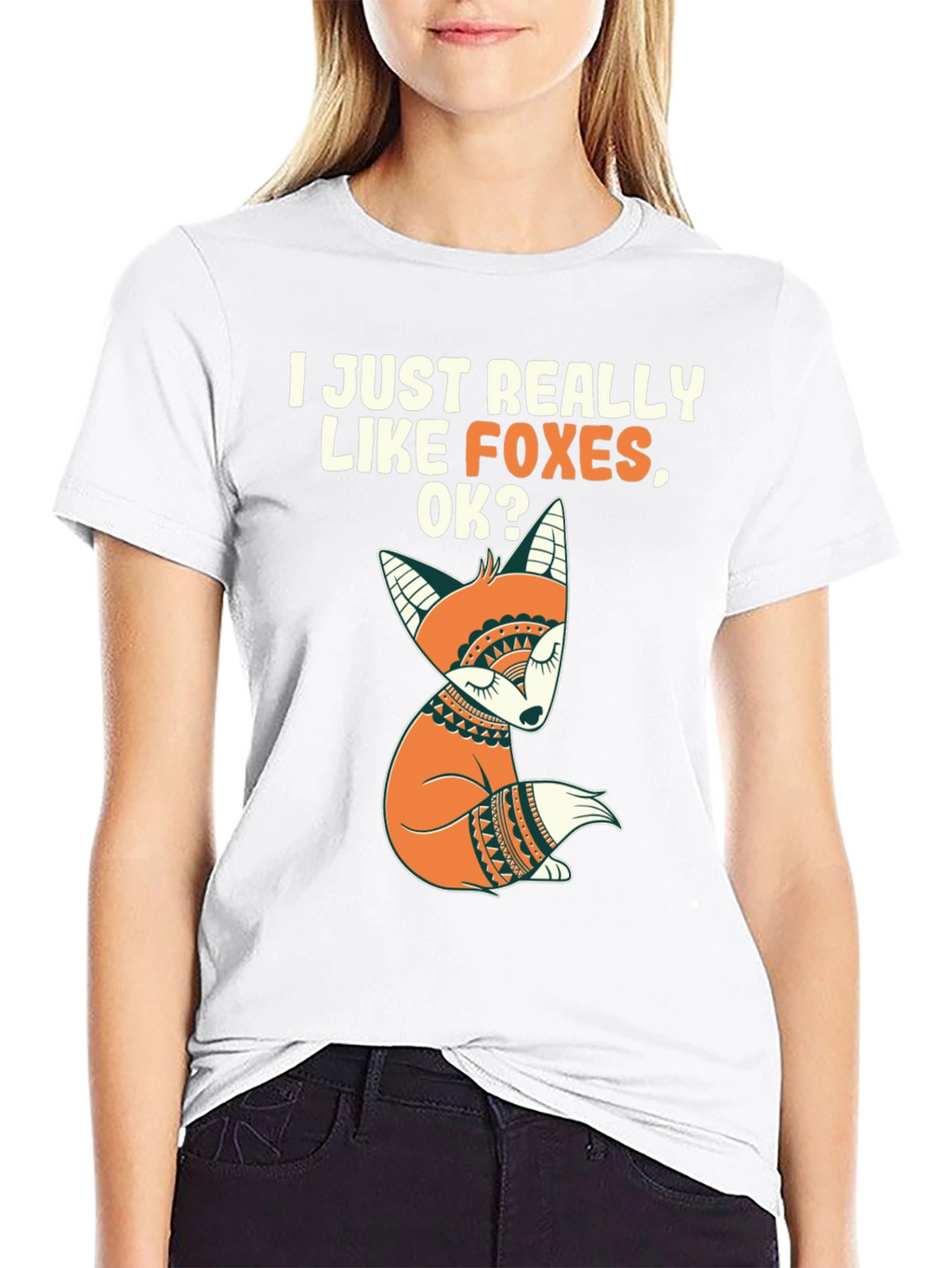 I Like Foxes T-Shirt - Cute Fox Graphic Tee