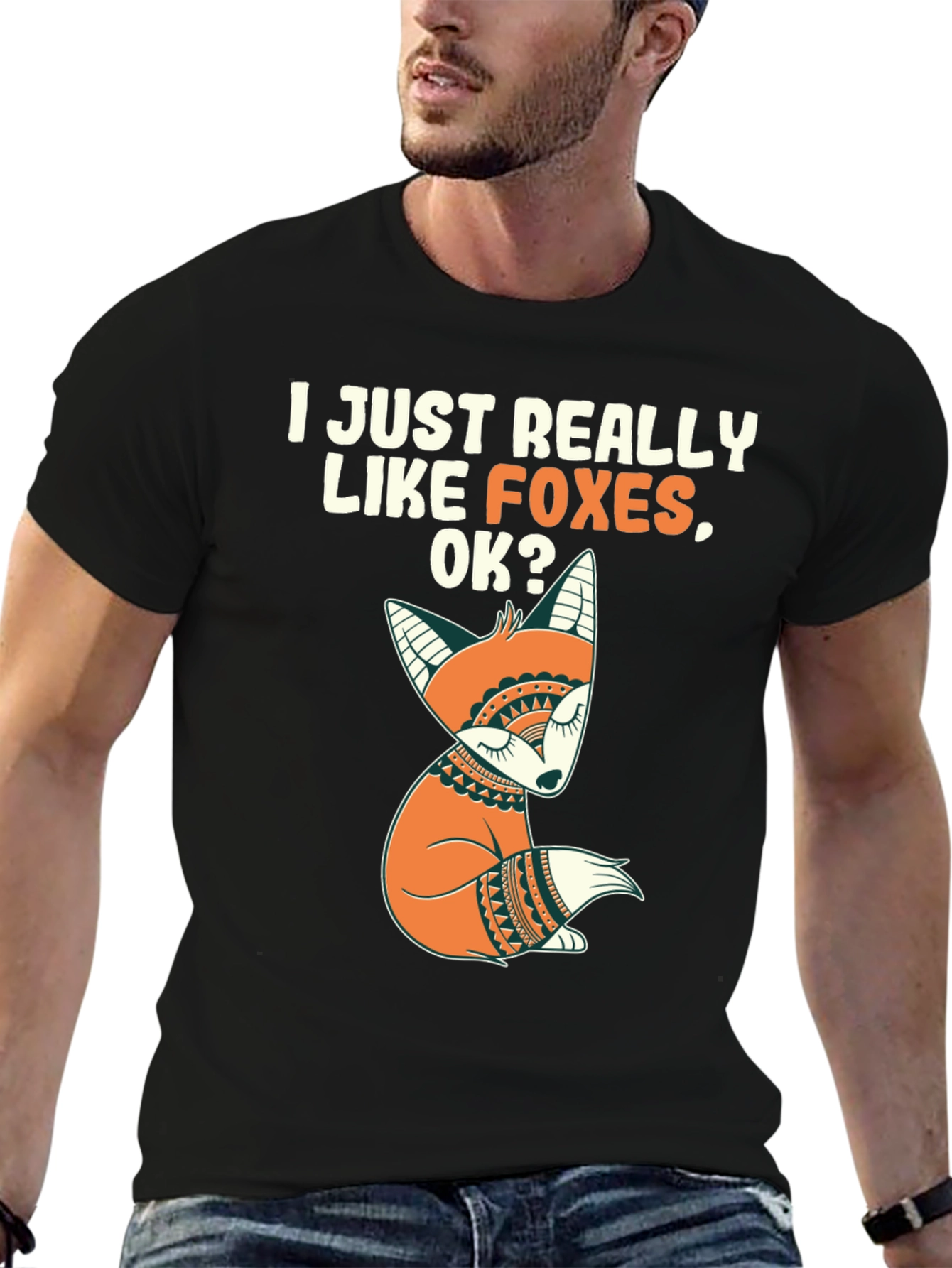 I Like Foxes T-Shirt - Cute Fox Graphic Tee