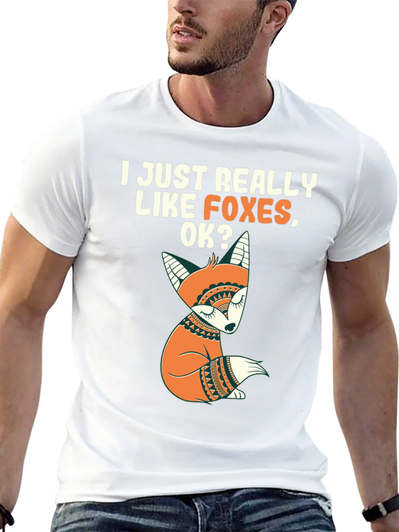 I Like Foxes T-Shirt - Cute Fox Graphic Tee