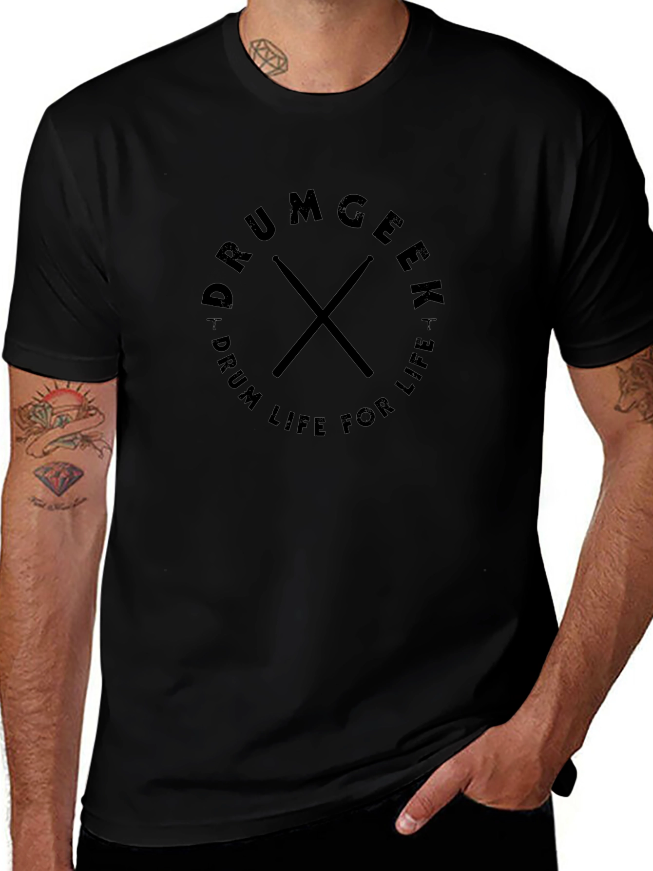 Drumgeek T-Shirt - Drum Life For Life