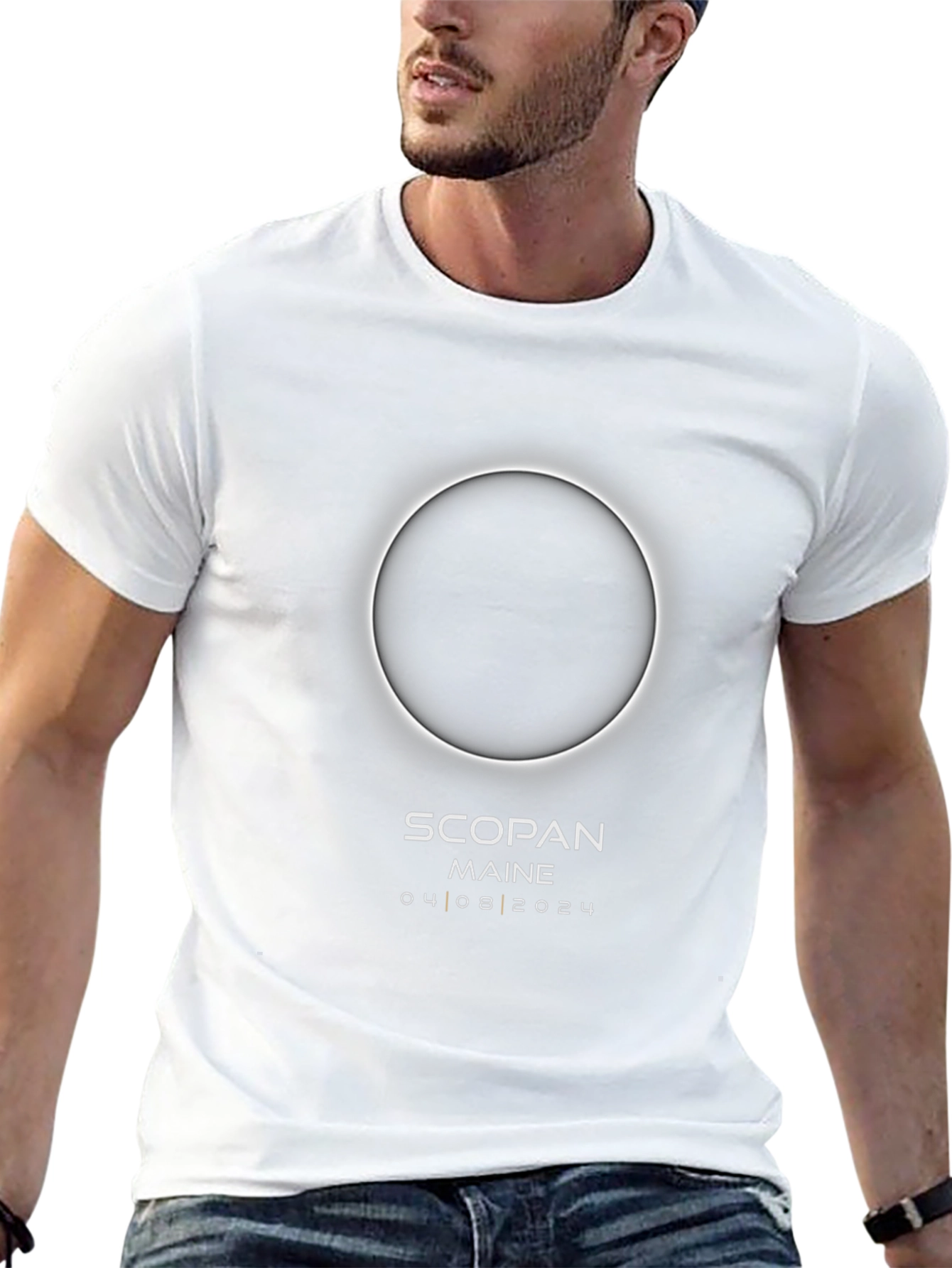 Eclipse 2024 Scopam Maine T-Shirt