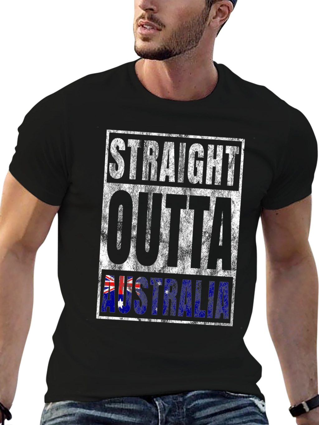 Straight Outta Australia Graphic Tee