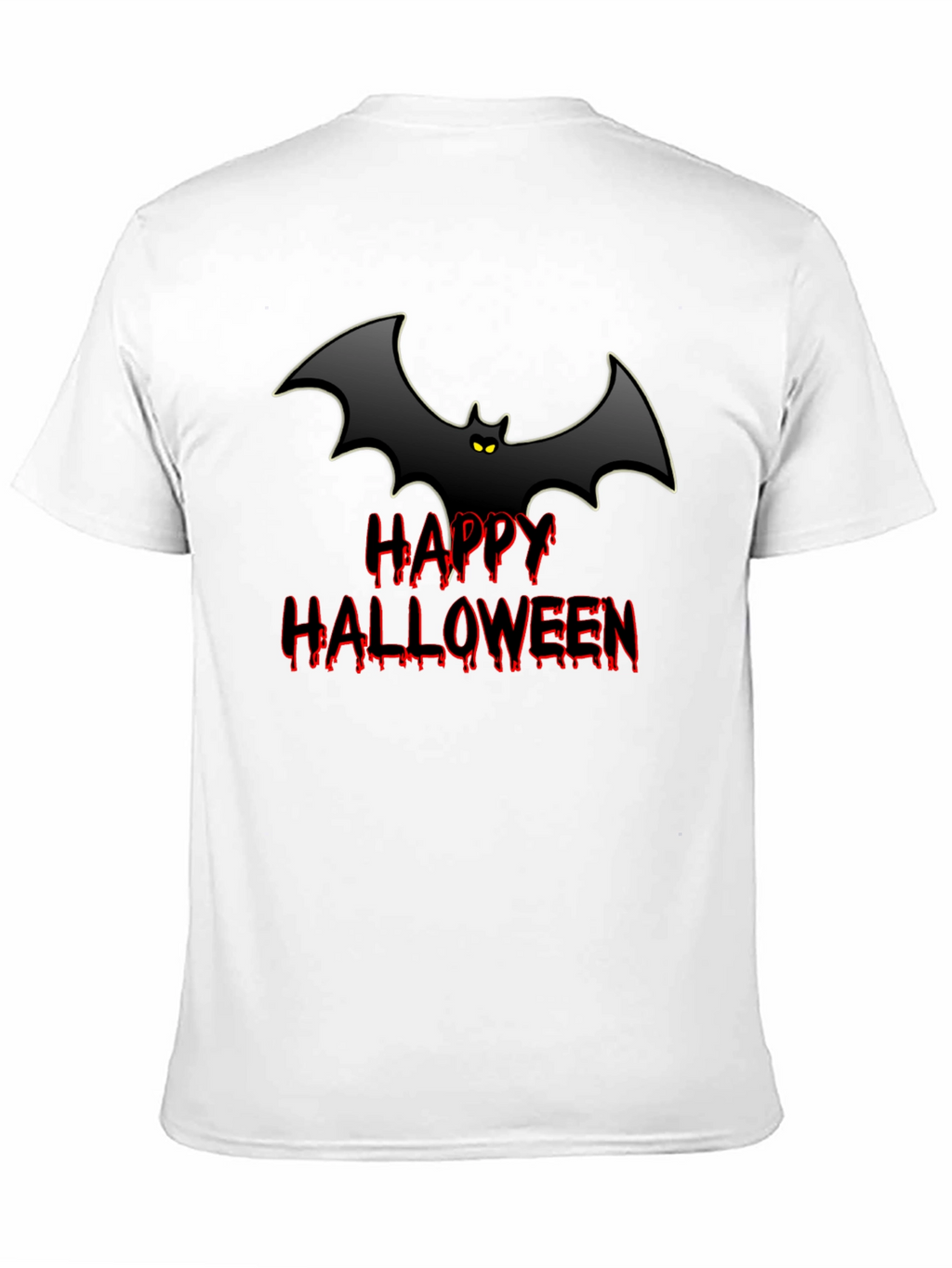 Happy Halloween Bat Graphic Tee