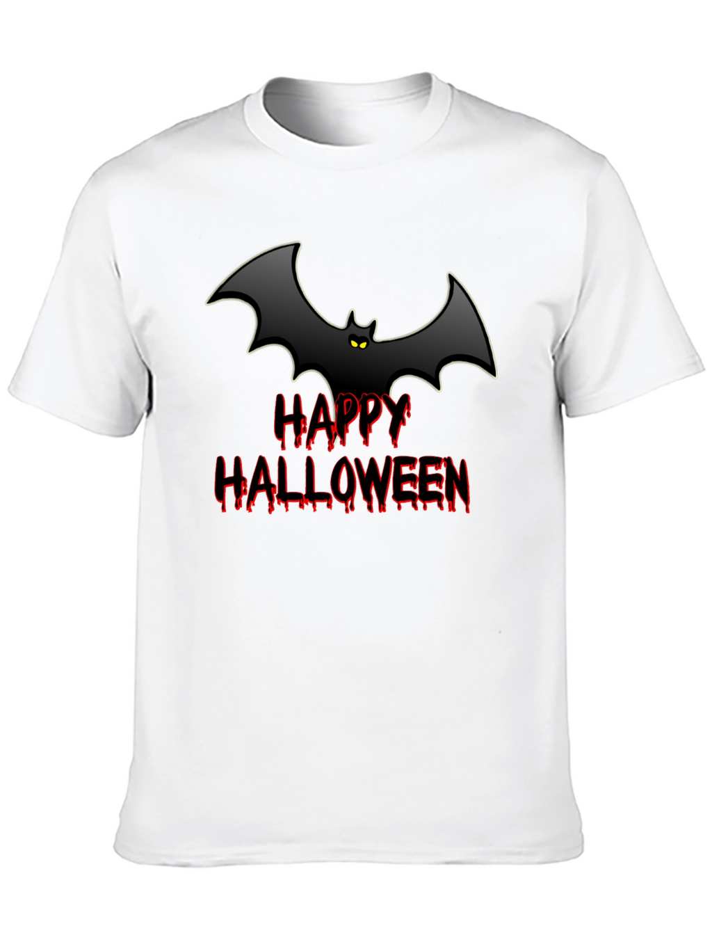 Happy Halloween Bat Graphic Tee