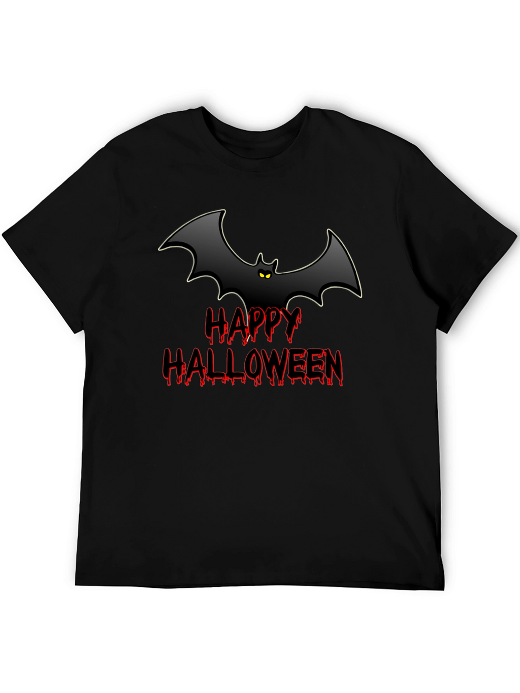 Happy Halloween Bat Graphic Tee