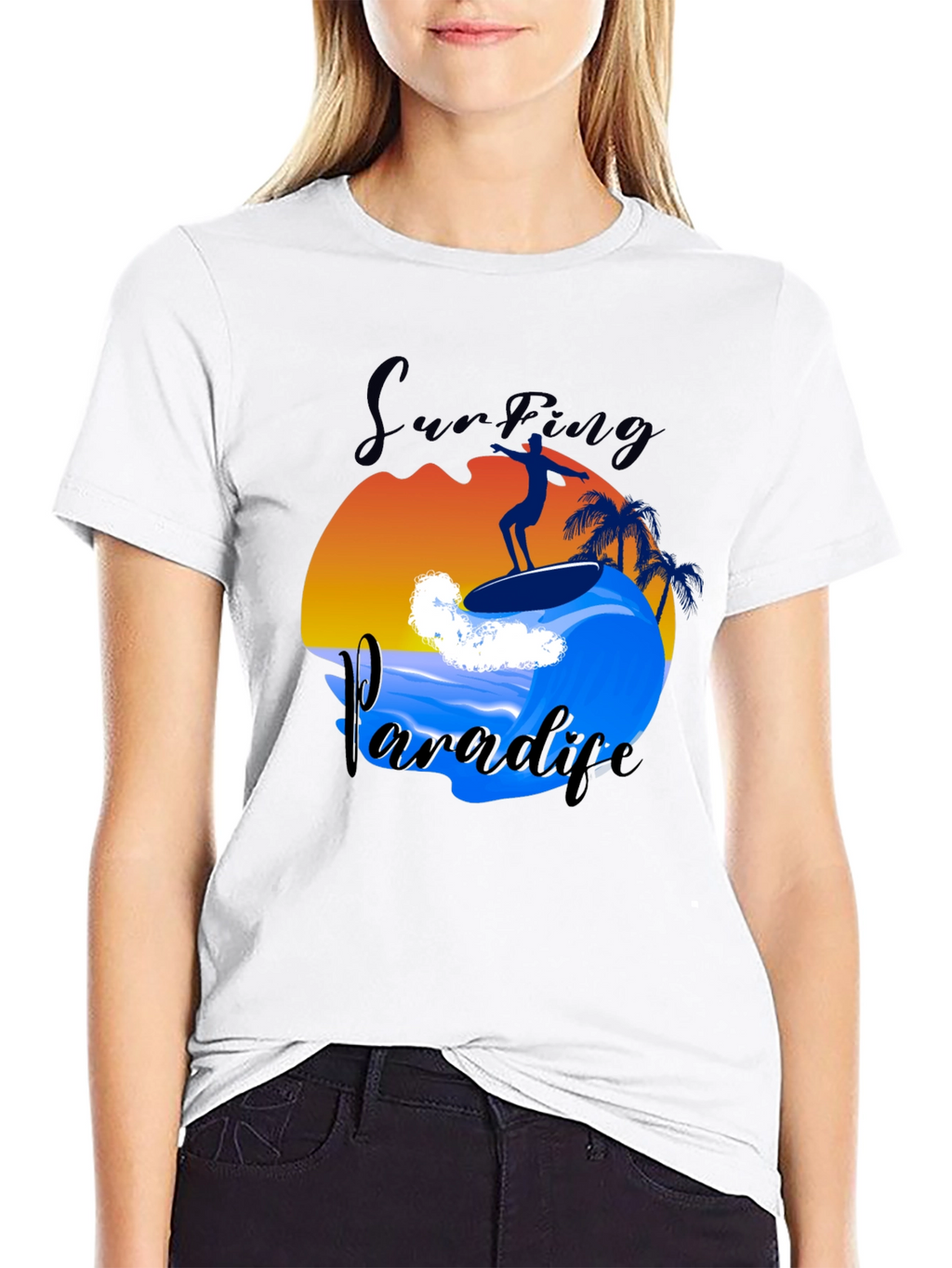 Surfing Paradise Graphic Tee