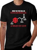 Funny Chemistry T-Shirt: A-Mean-OH-Acid