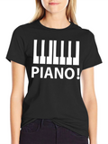 Piano Keys T-Shirt - Music Lover Tee