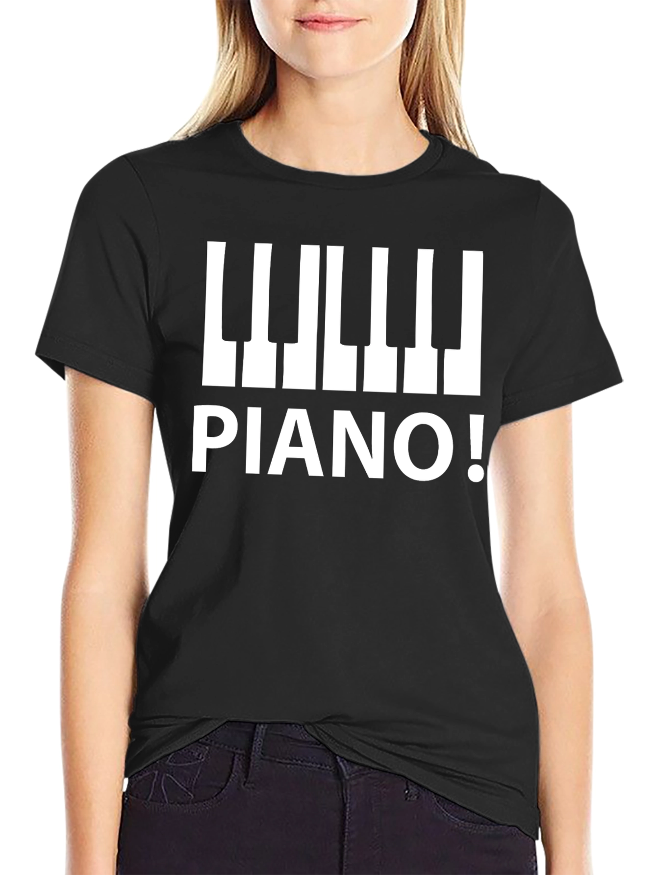 Piano Keys T-Shirt - Music Lover Tee