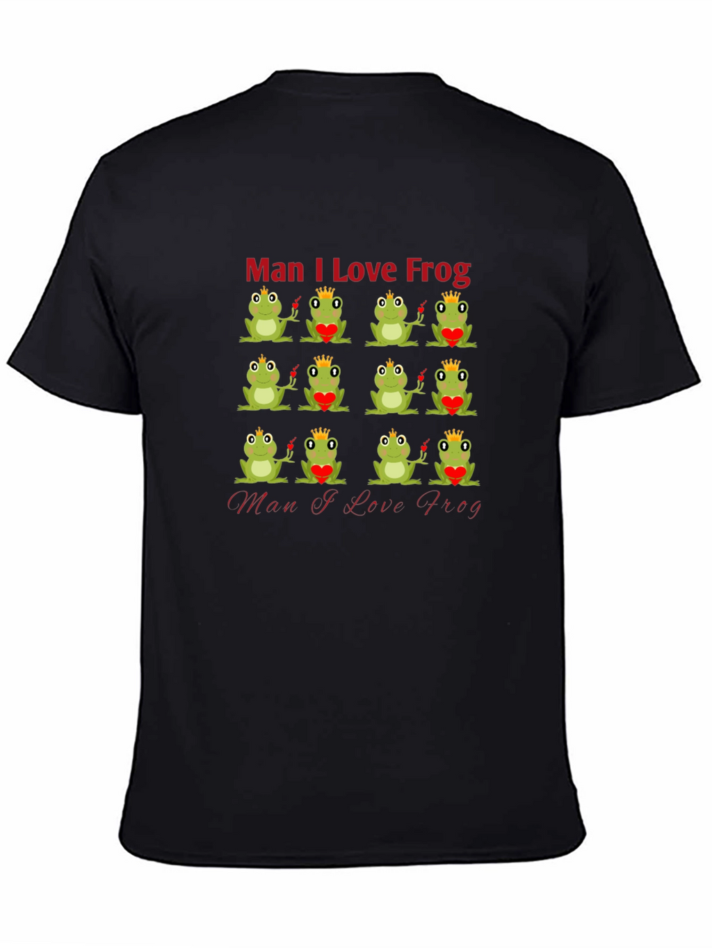 Man I Love Frog Graphic T-Shirt - Unique Design