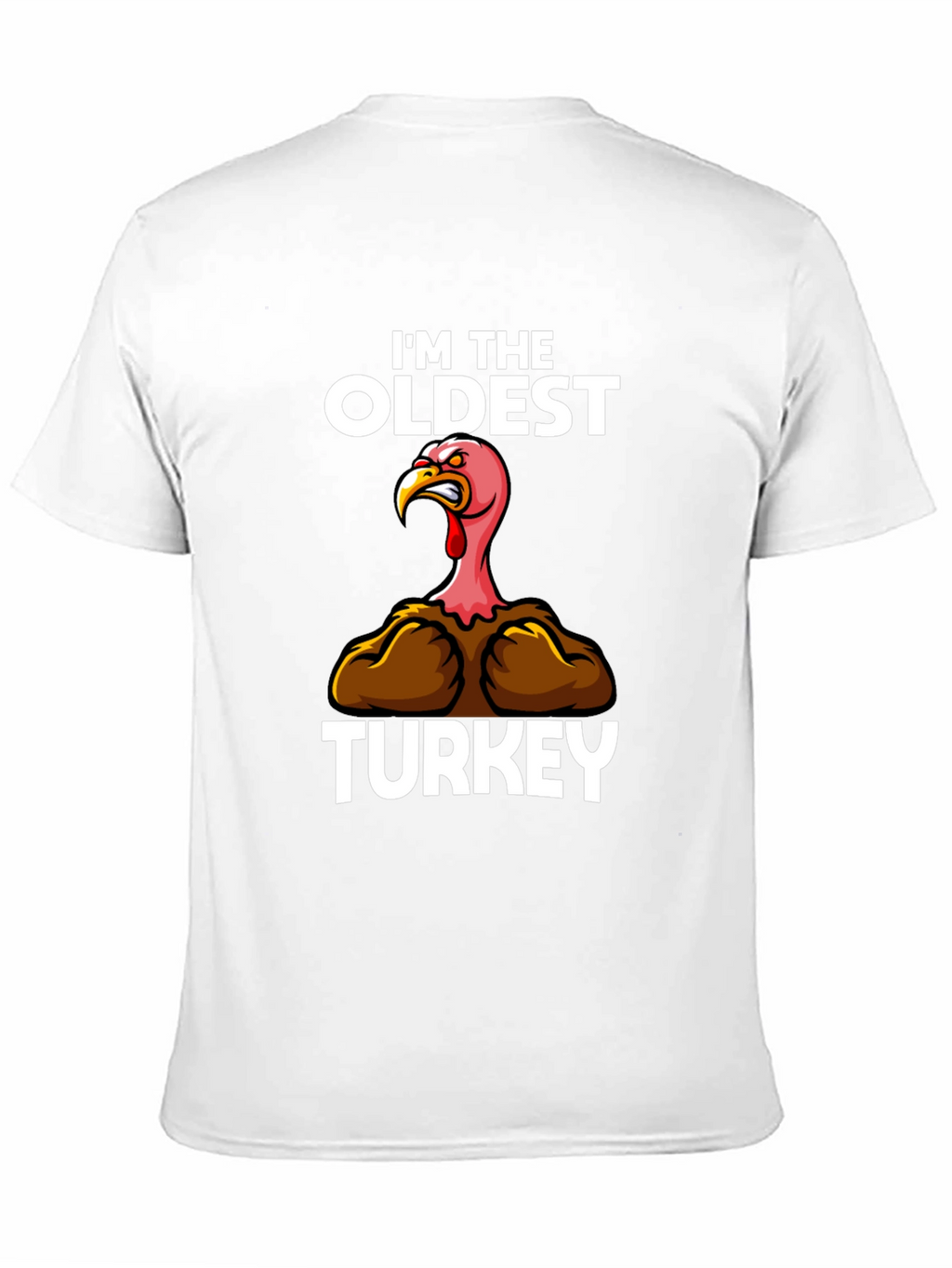 Funny Oldest Turkey T-Shirt Thanksgiving Apparel