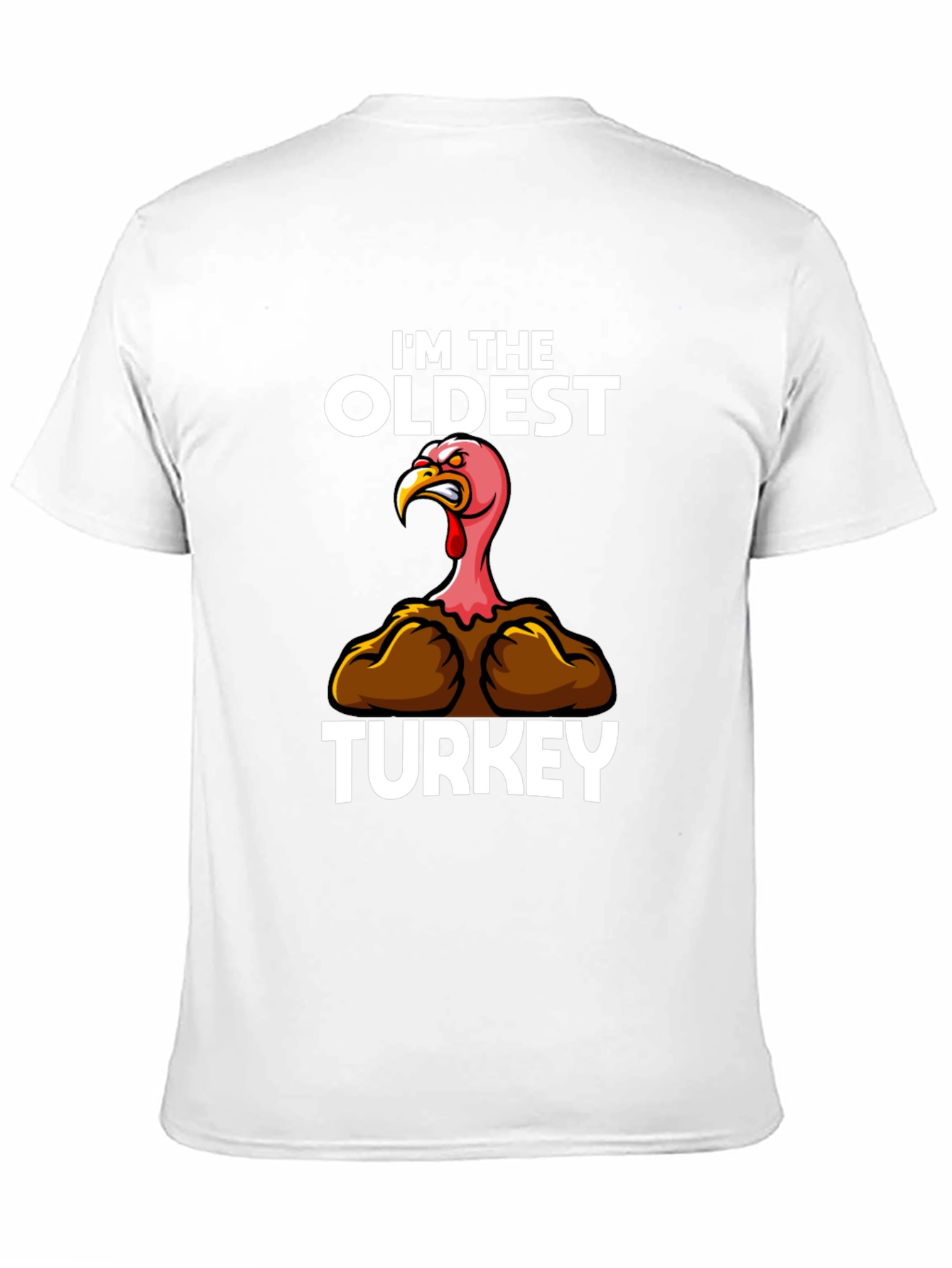 Funny Oldest Turkey T-Shirt Thanksgiving Apparel