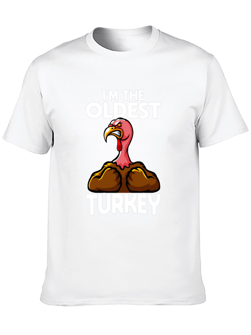 Funny Oldest Turkey T-Shirt Thanksgiving Apparel