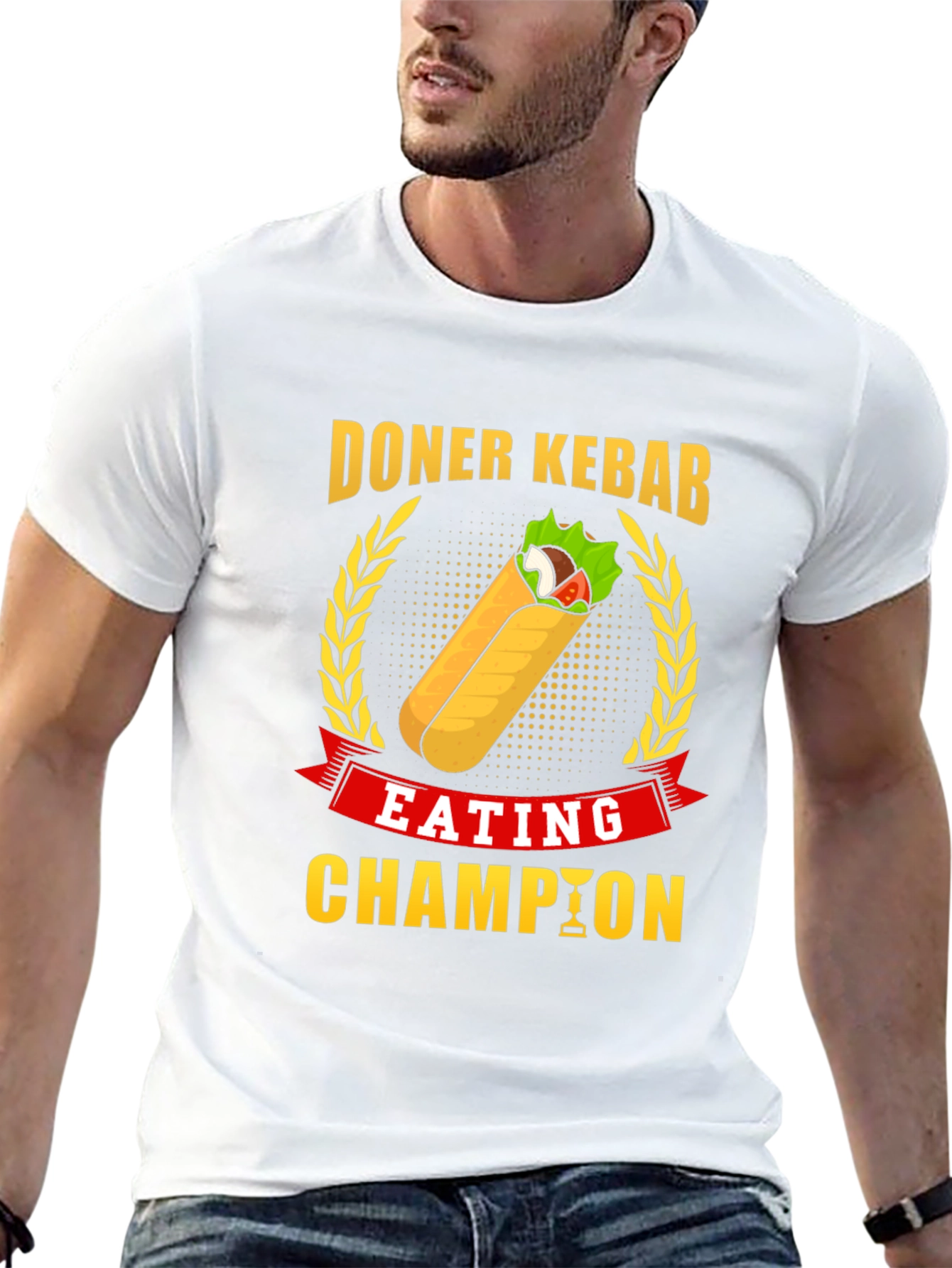 Doner Kebab Eating Champion Graphic T-Shirt