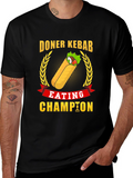 Doner Kebab Eating Champion Graphic T-Shirt