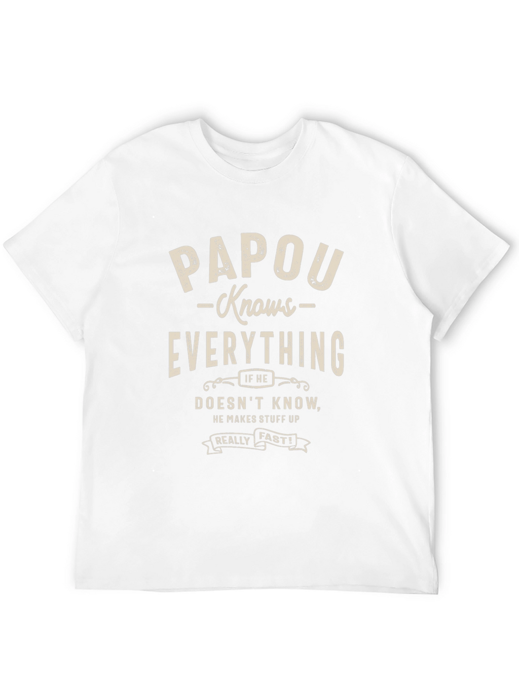 Papou Knows Everything Graphic Tee
