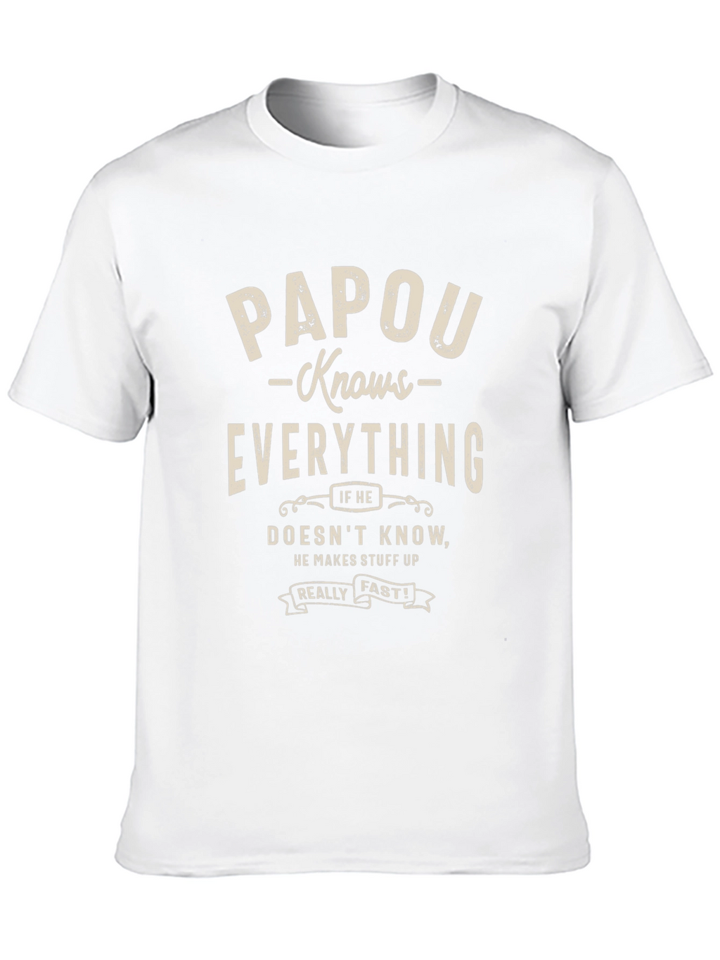 Papou Knows Everything Graphic Tee