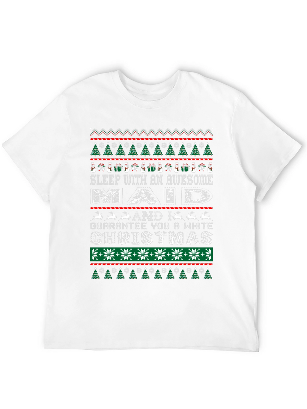 Maid Christmas Ugly Sweater T-Shirt