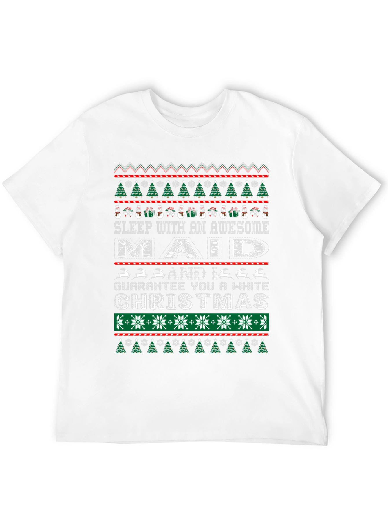 Maid Christmas Ugly Sweater T-Shirt