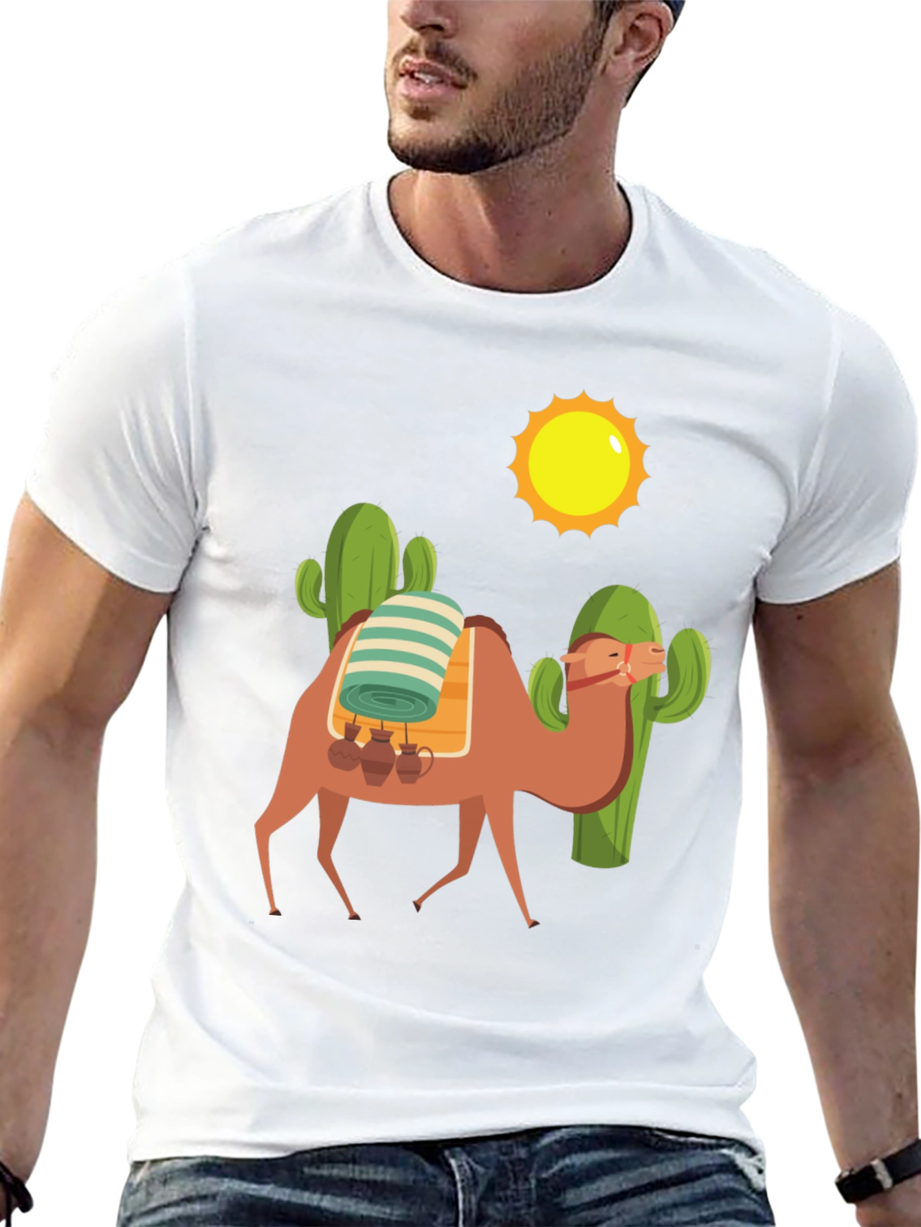Camel Desert Graphic Tee