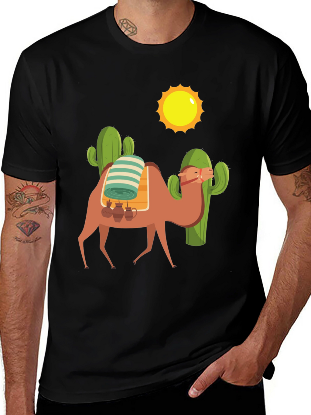 Camel Desert Graphic Tee