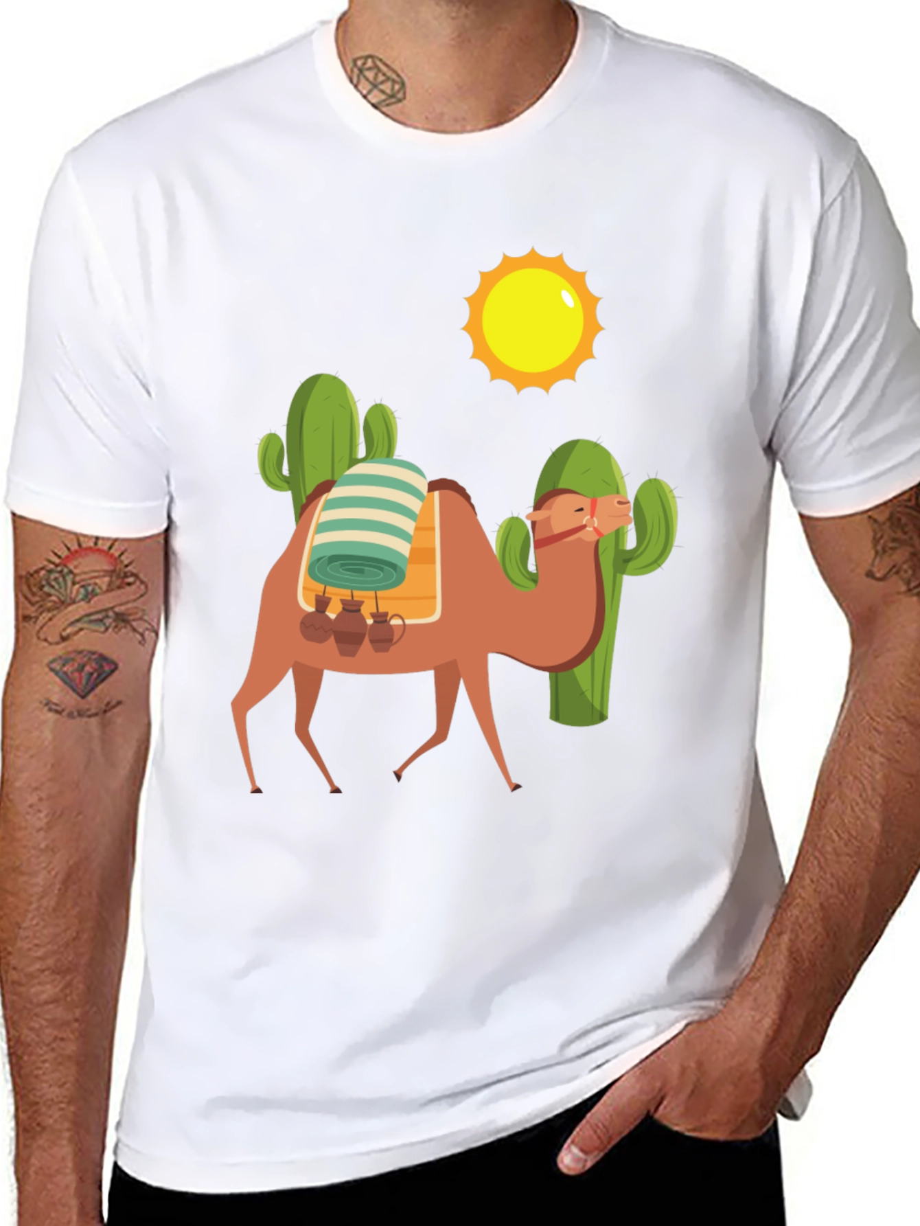 Camel Desert Graphic Tee