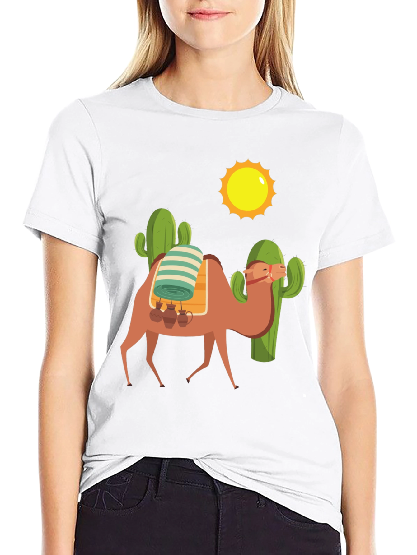 Camel Desert Graphic Tee