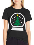Christmas Snow Globe T-Shirt - Holiday Tee