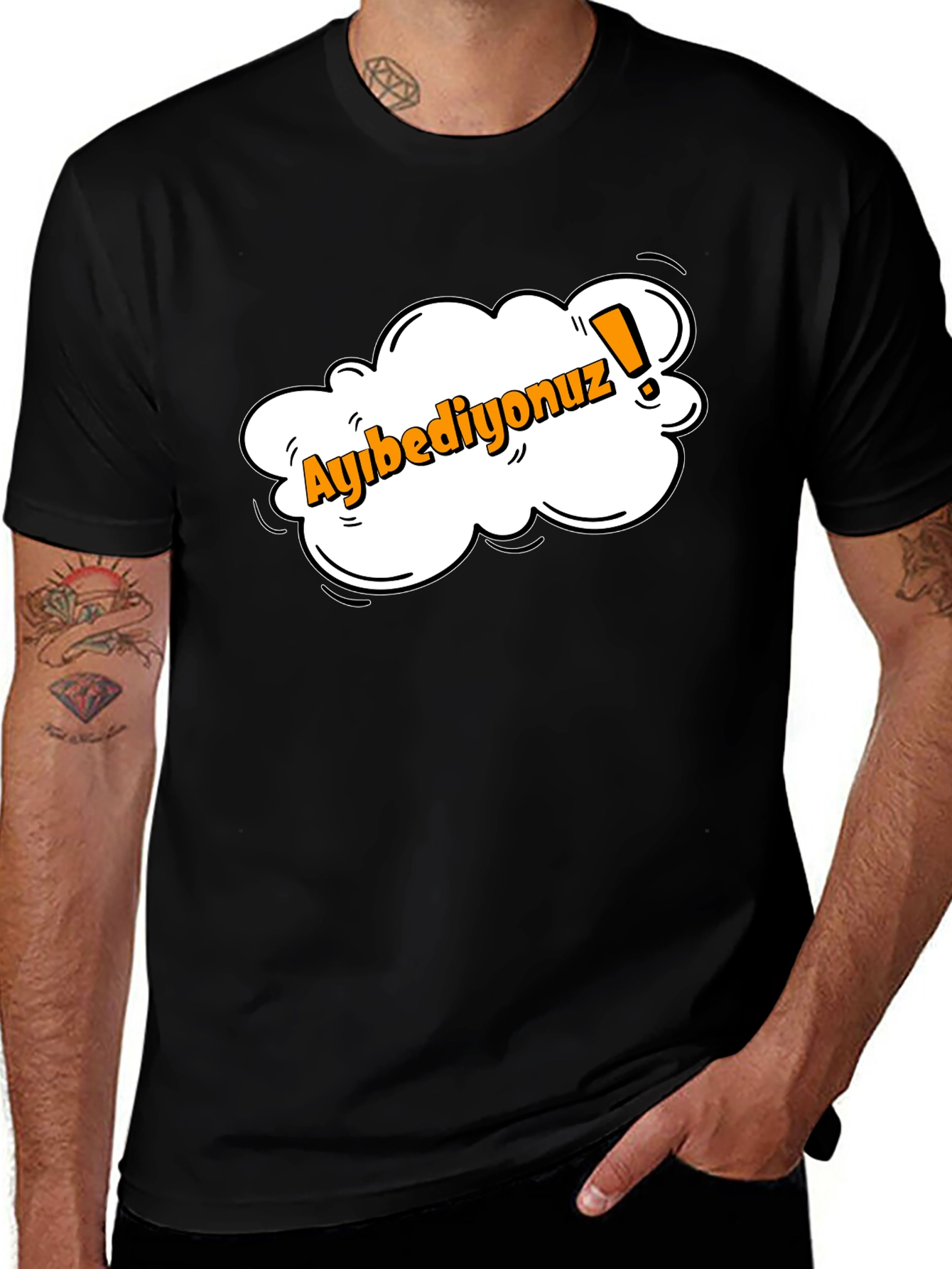 Humorous Ayıbediyorsunuz! Graphic Tee
