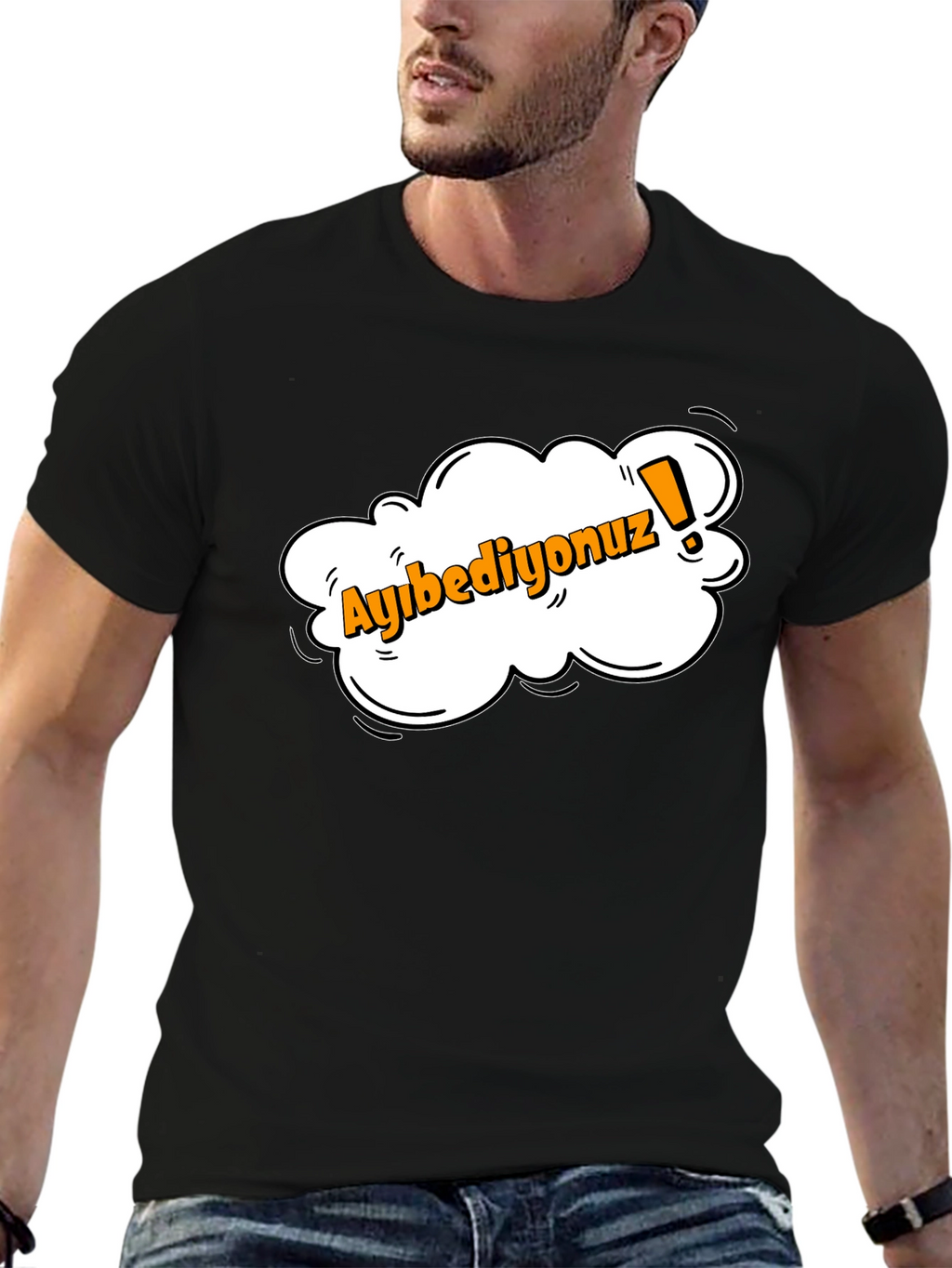 Humorous Ayıbediyorsunuz! Graphic Tee