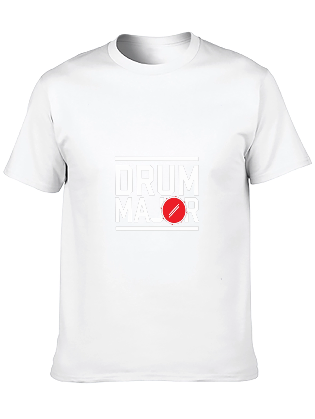 Drum Major Graphic Tee - Black Cotton T-Shirt