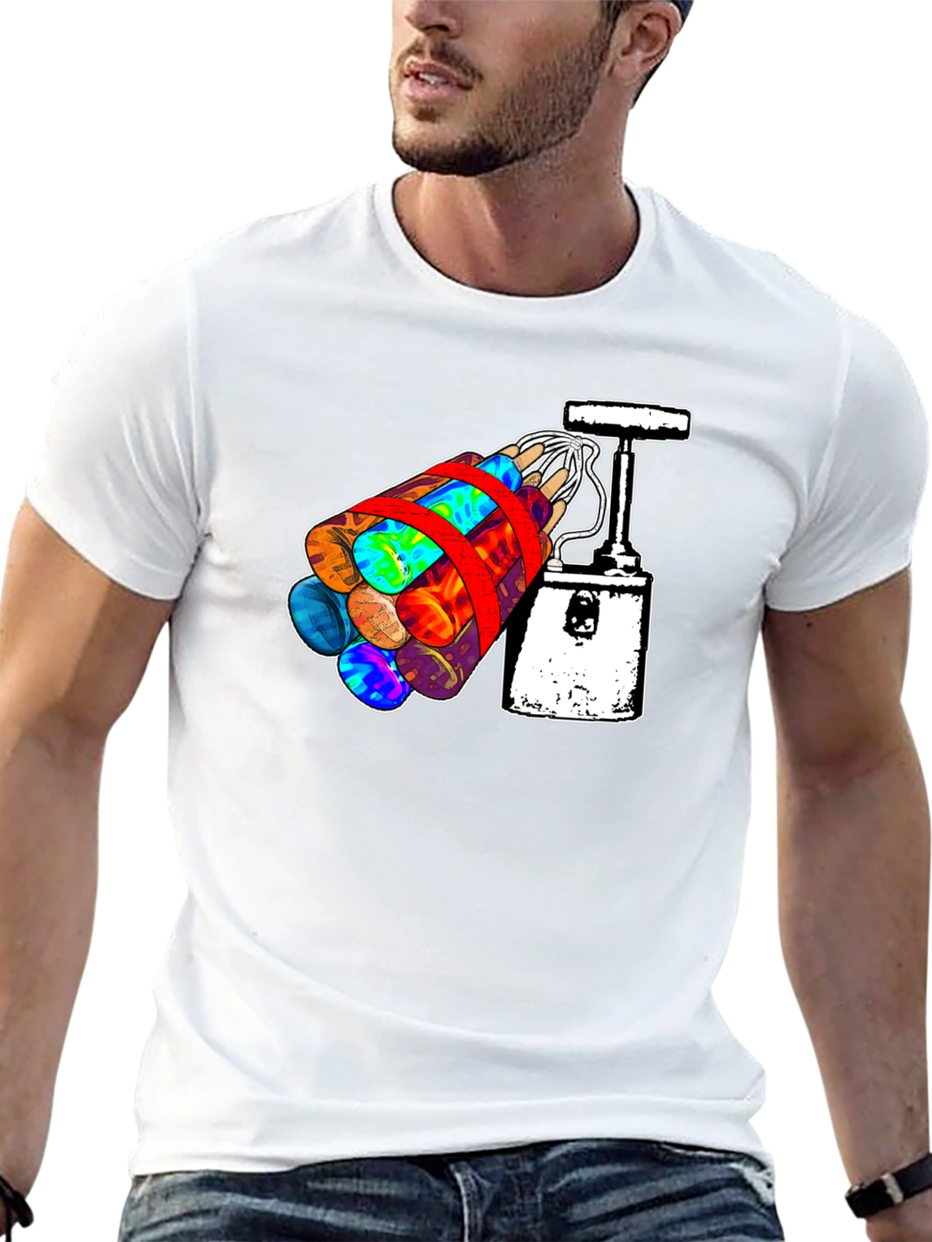 Dynamite Pump Trigger Black T-Shirt