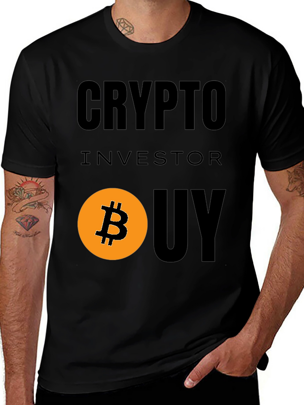 Crypto Investor Bitcoin Graphic T-Shirt