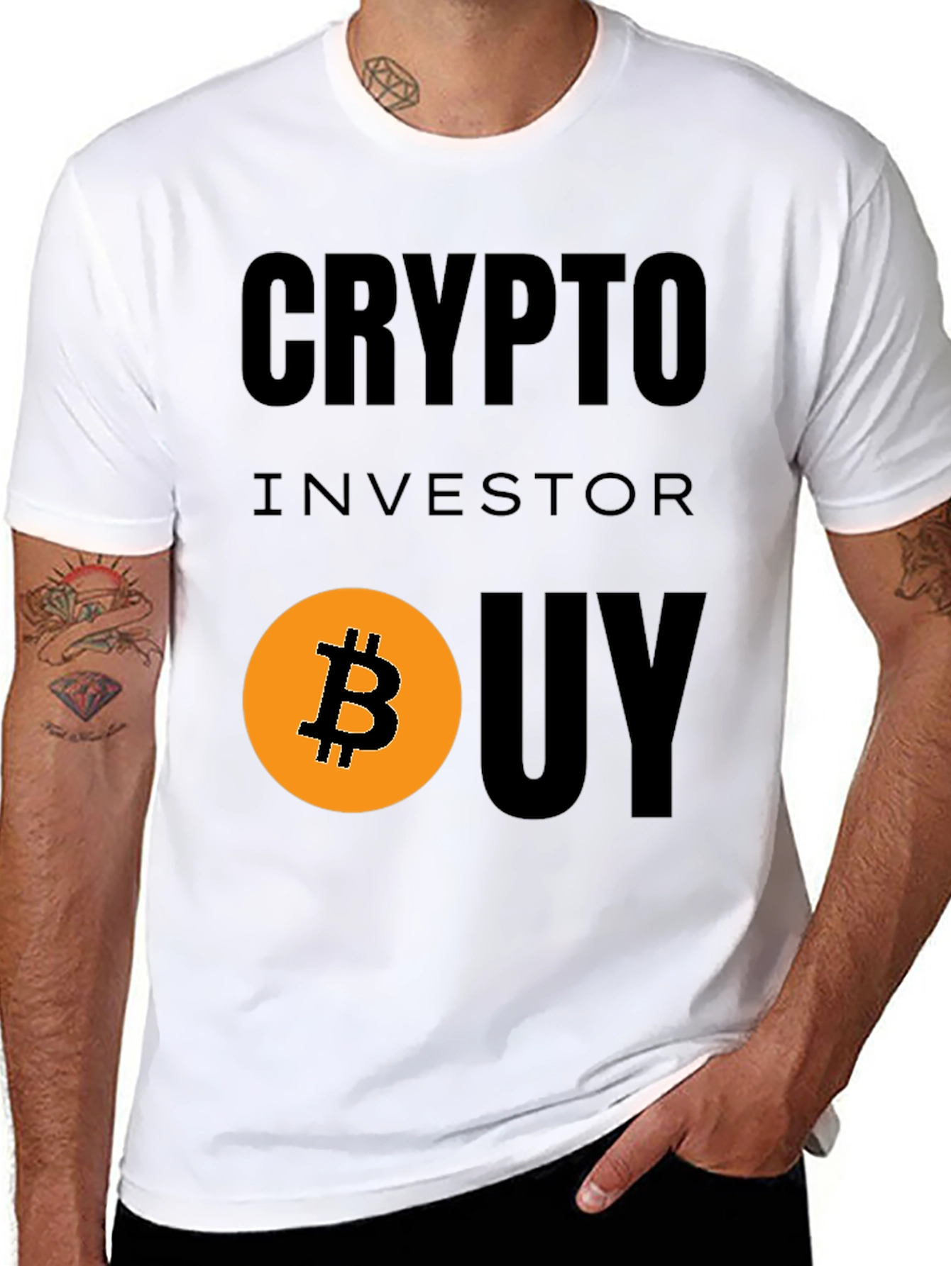 Crypto Investor Bitcoin Graphic T-Shirt