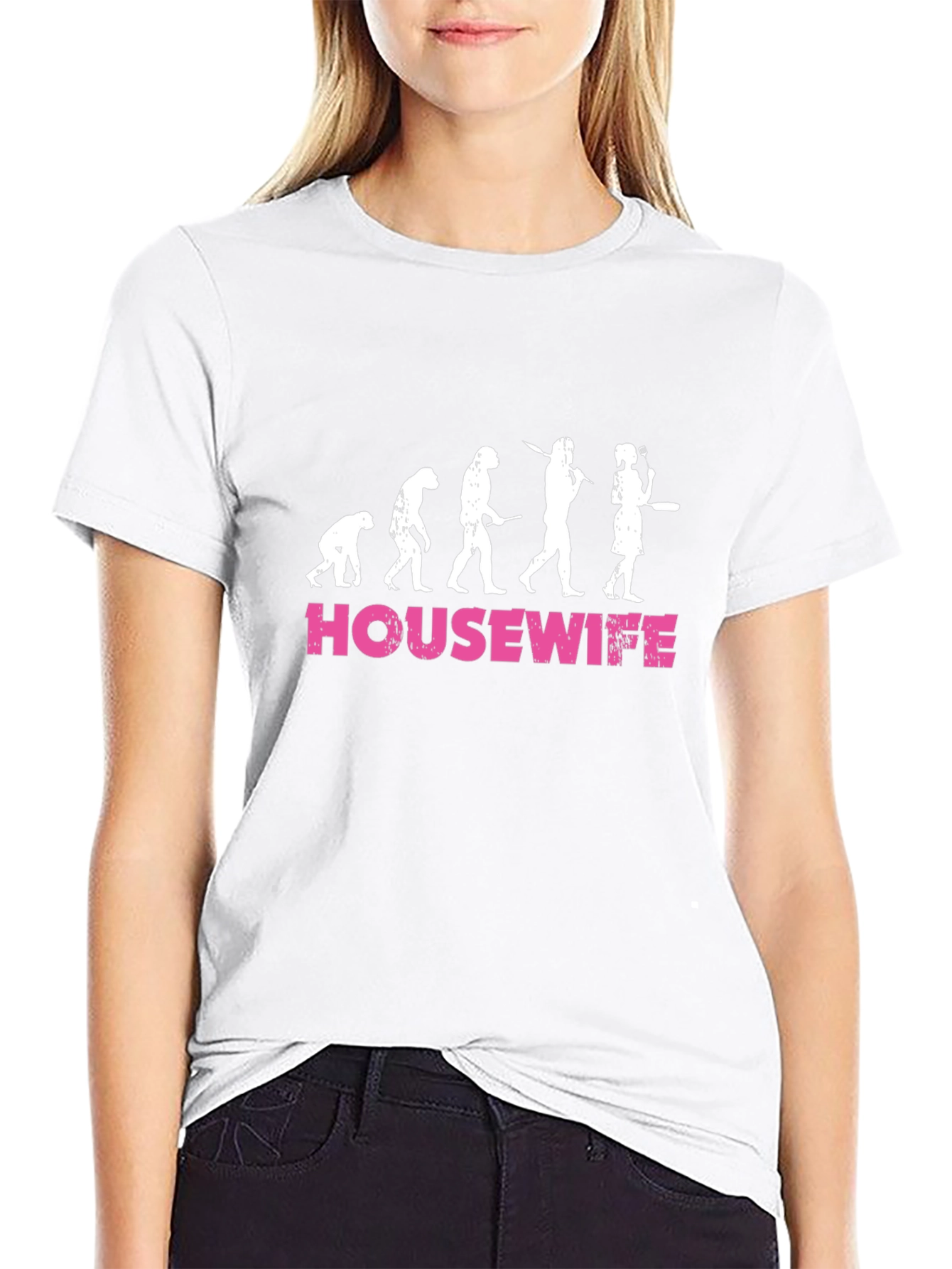Housewife Evolution T-Shirt - Funny Graphic Tee