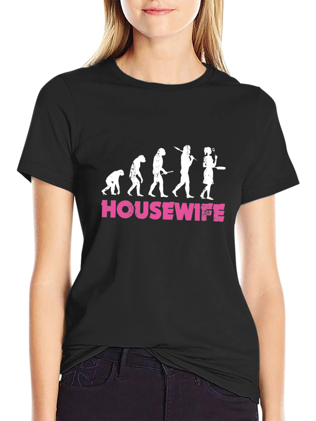 Housewife Evolution T-Shirt - Funny Graphic Tee