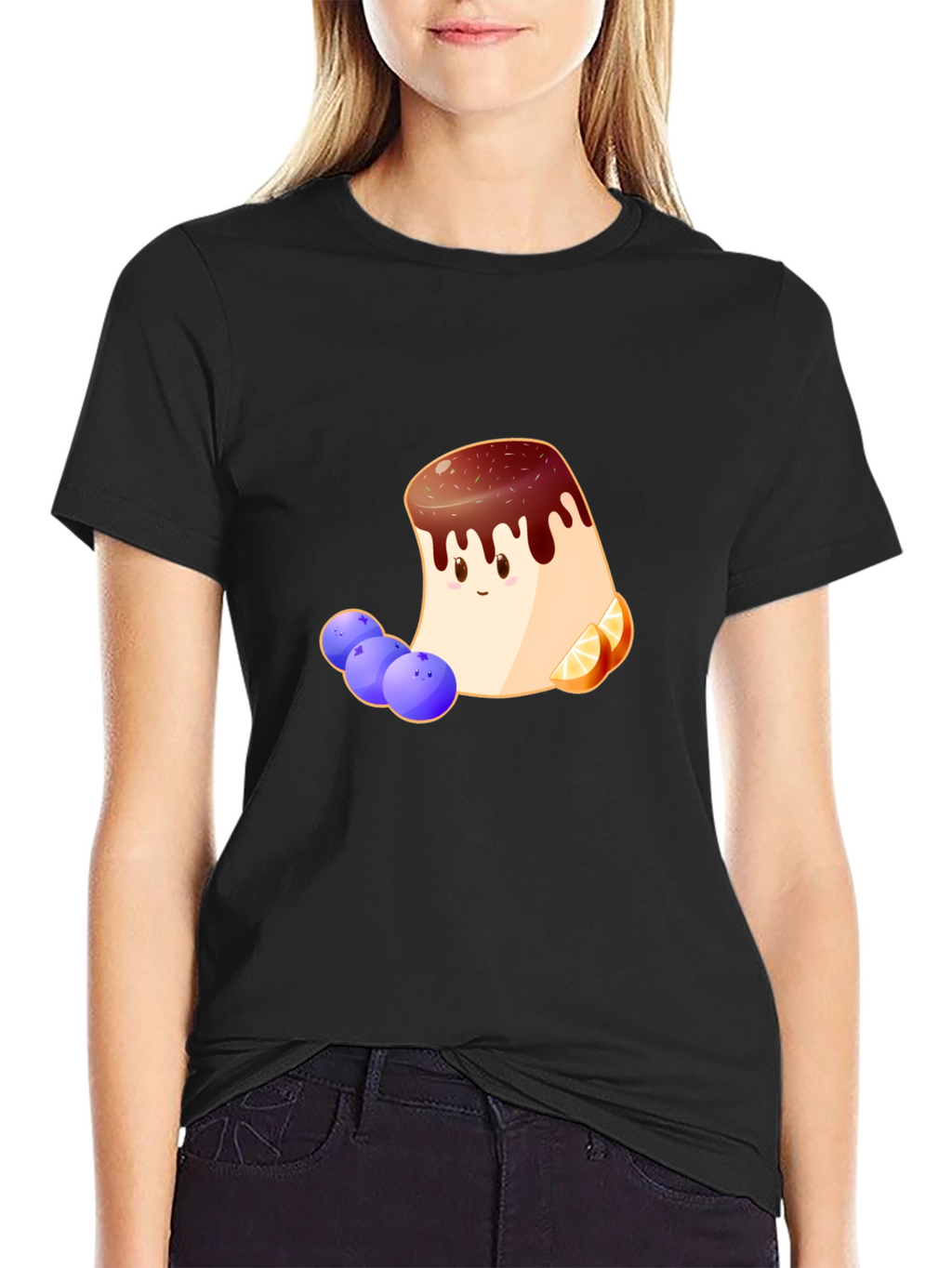 Dessert Cartoon T-Shirt - Foodie Style