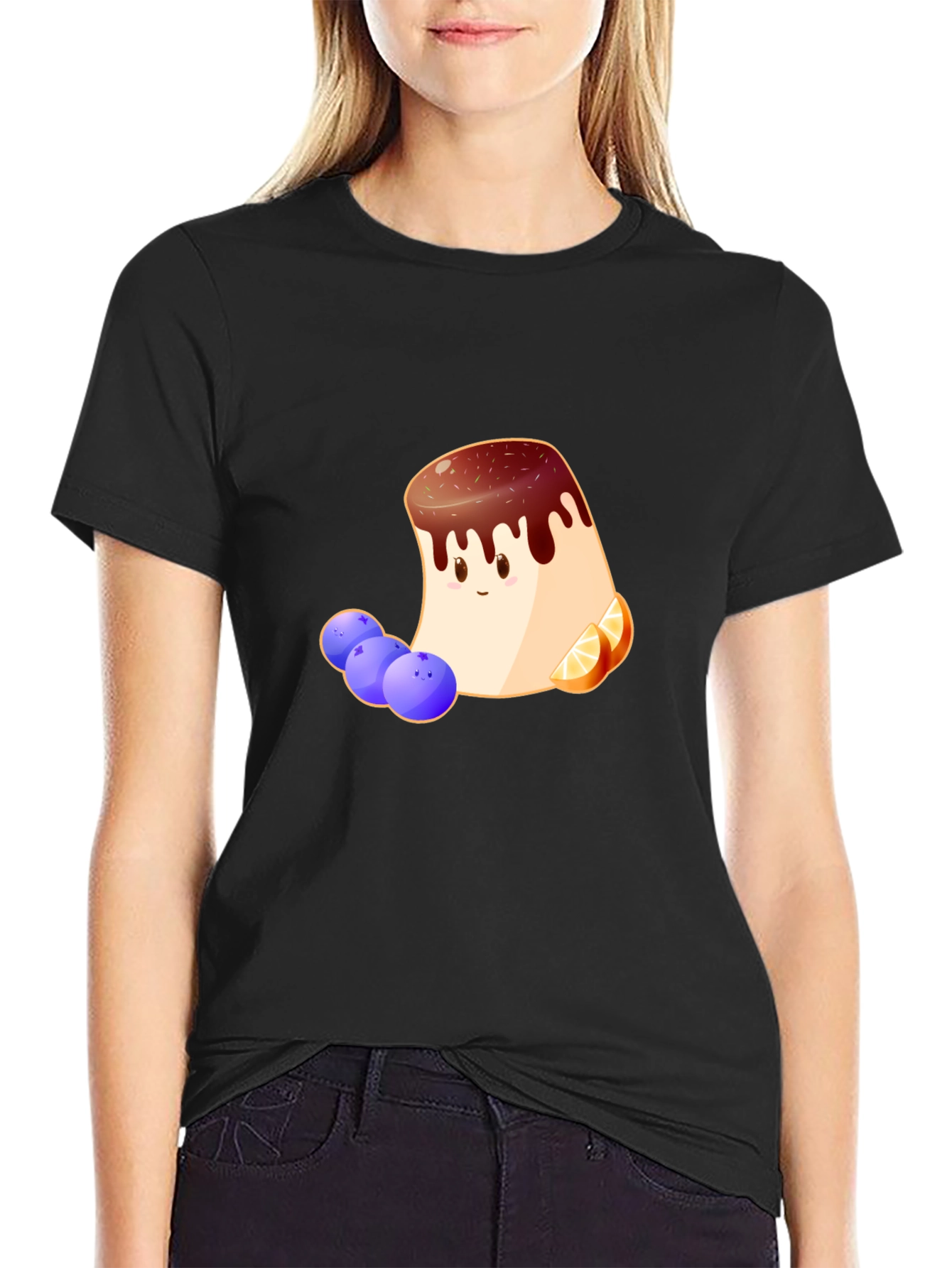 Dessert Cartoon T-Shirt - Foodie Style