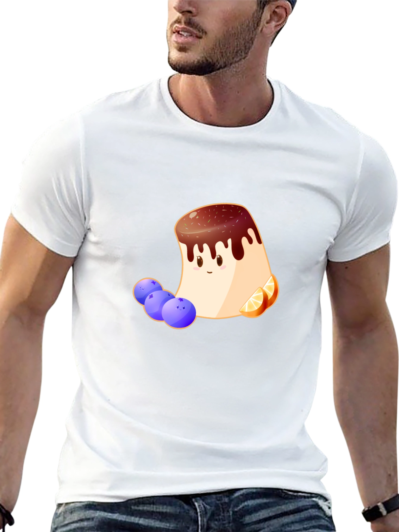 Dessert Cartoon T-Shirt - Foodie Style