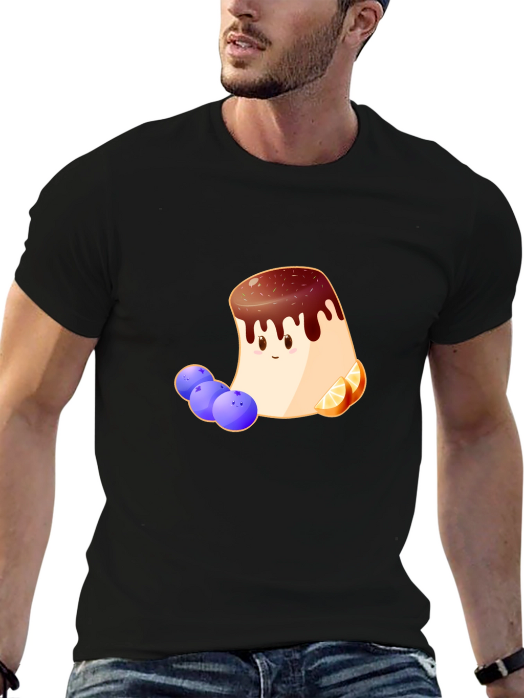 Dessert Cartoon T-Shirt - Foodie Style
