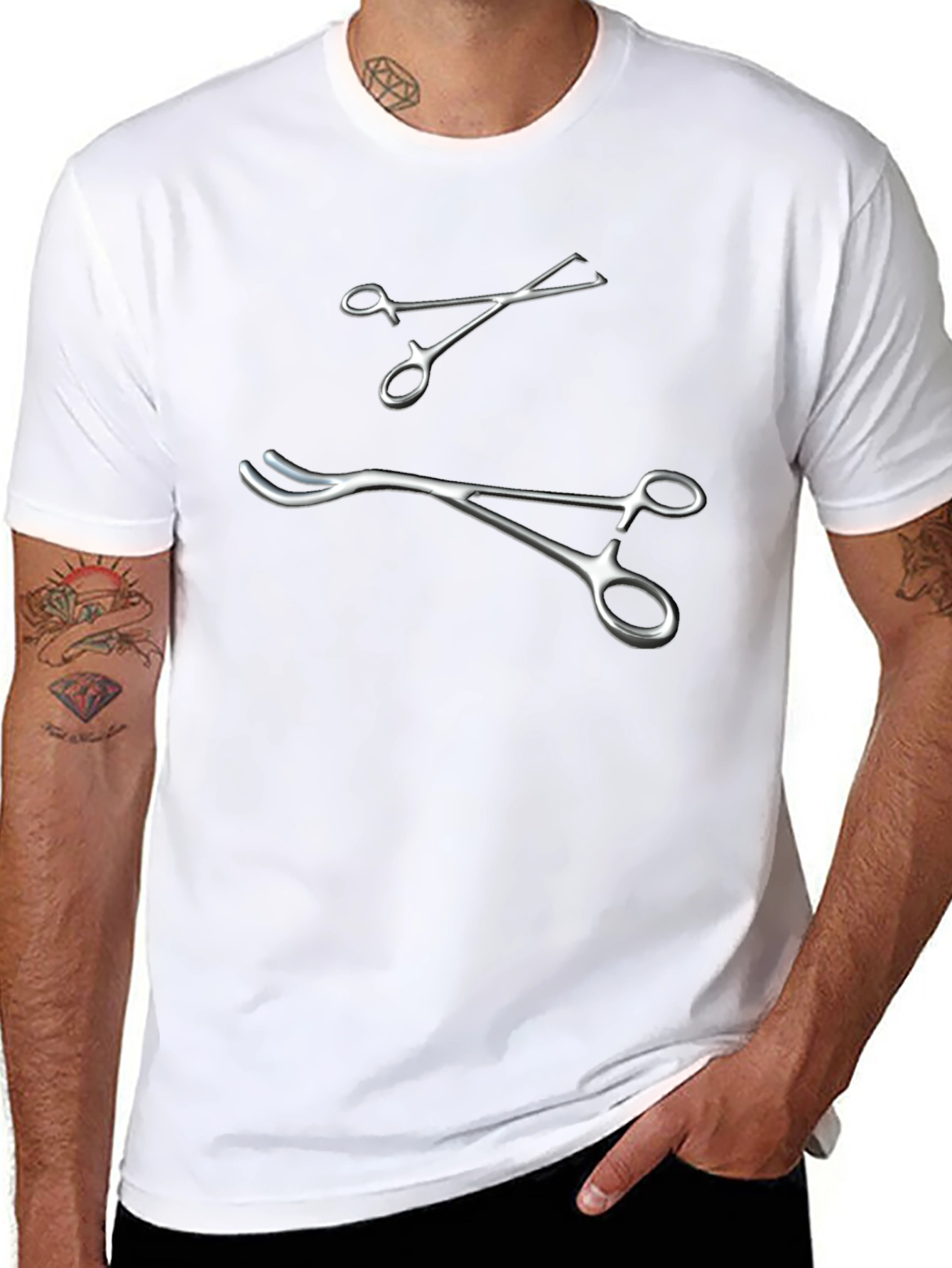 Surgical Tools Graphic T-Shirt