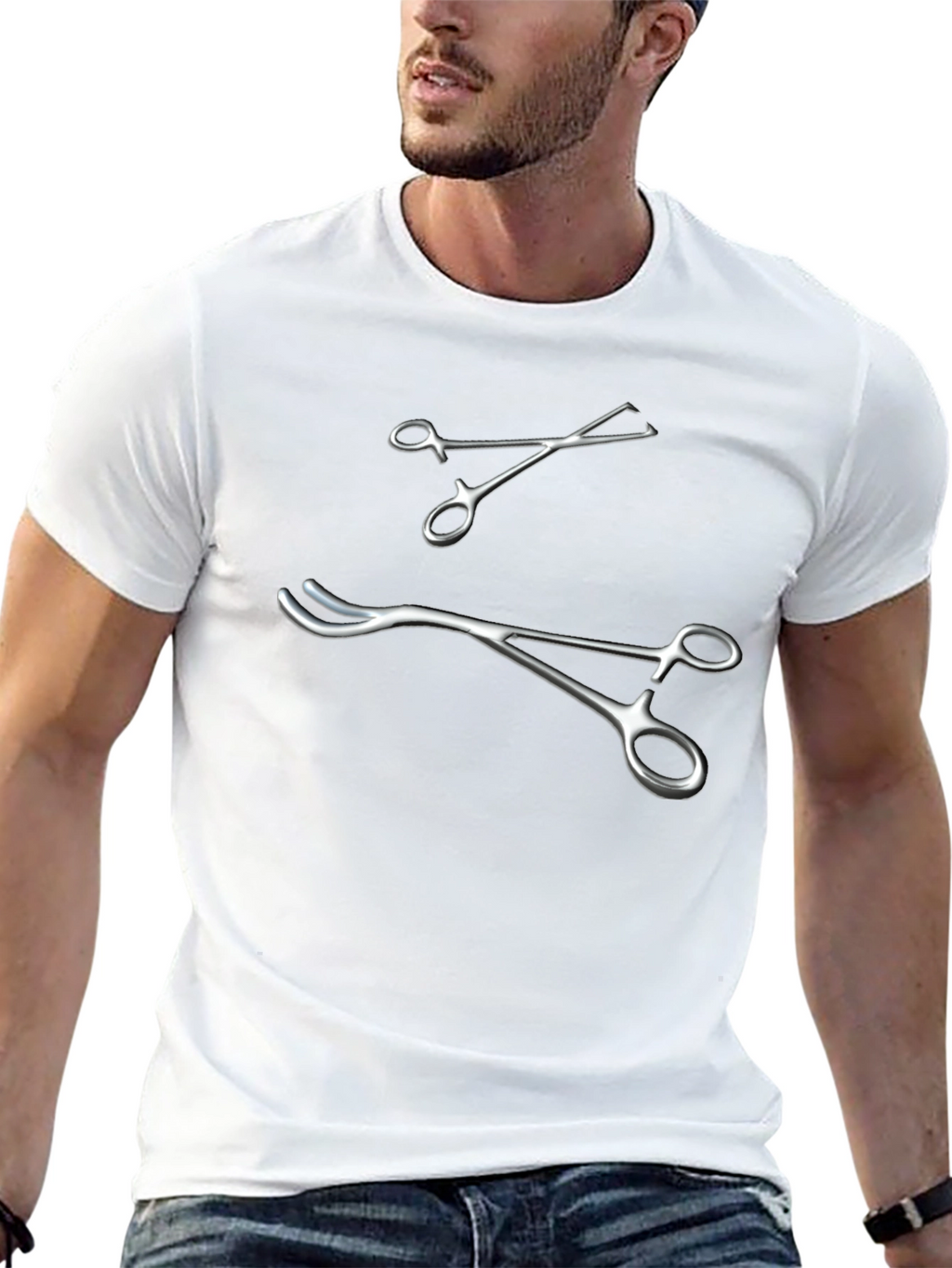 Surgical Tools Graphic T-Shirt