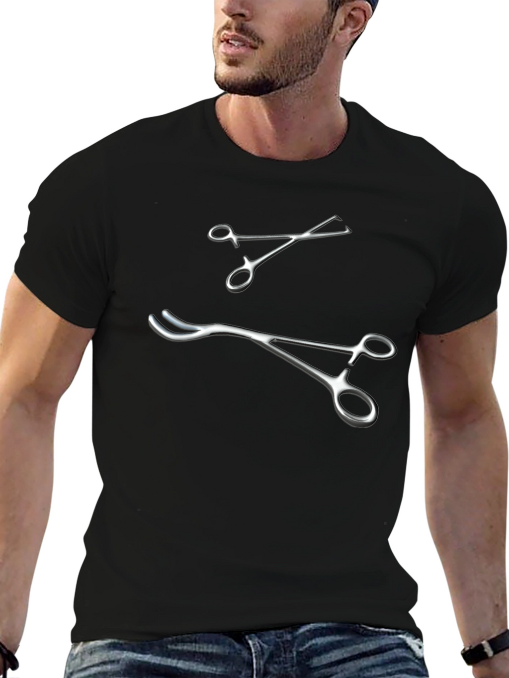 Surgical Tools Graphic T-Shirt