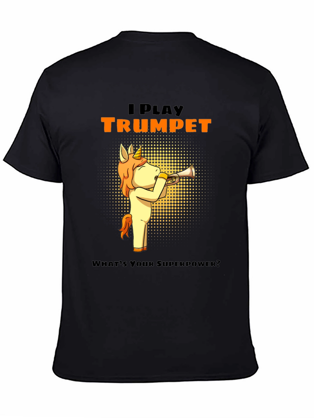 I Play Trumpet Unicorn Graphic Tee