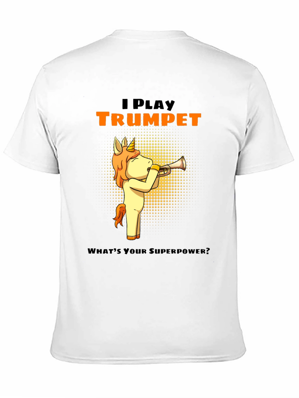 I Play Trumpet Unicorn Graphic Tee