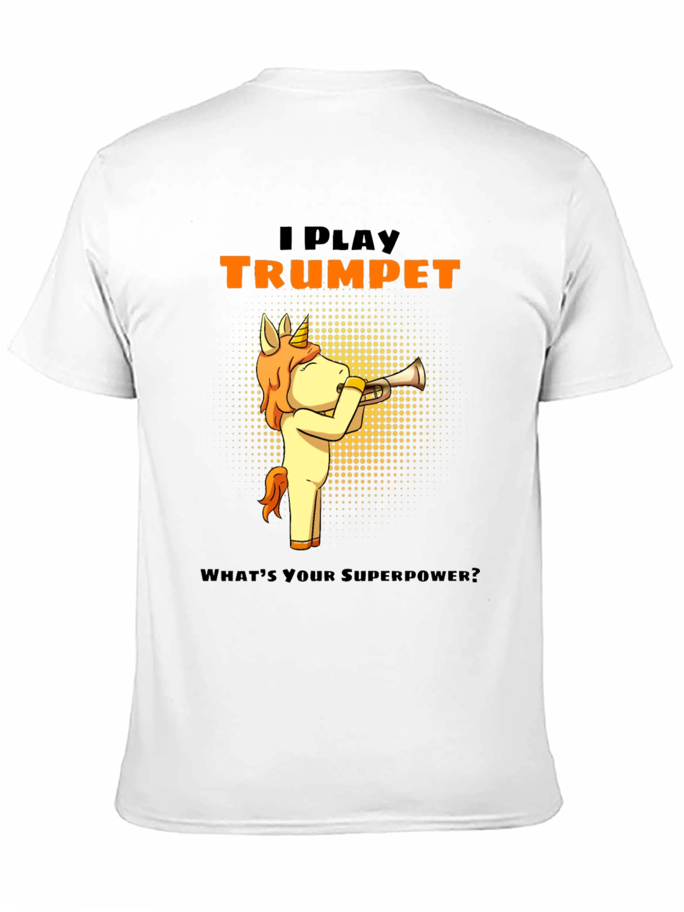 I Play Trumpet Unicorn Graphic Tee